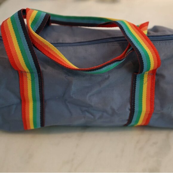 VINTAGE Care Bears Blue Rainbow DUFFLE BAG Peter’s Bag Corp/American Greetings - Picture 4 of 10